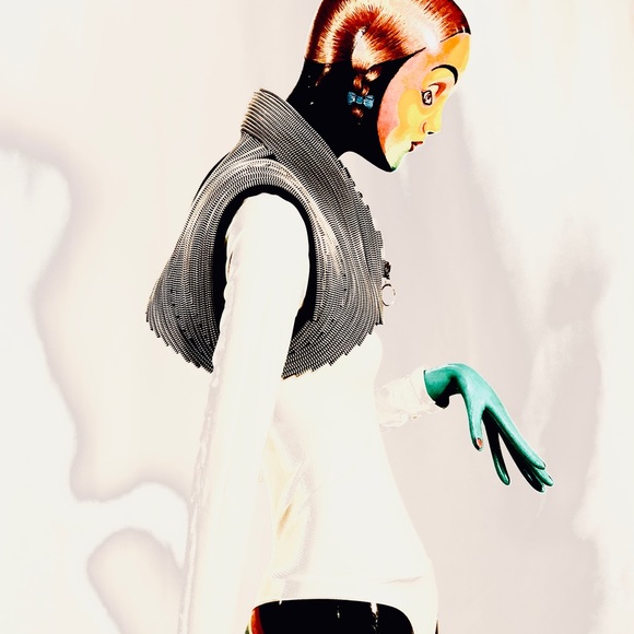 One of Hand sawn zipper vest; from Styled 2 Rock - Picture 3 of 8